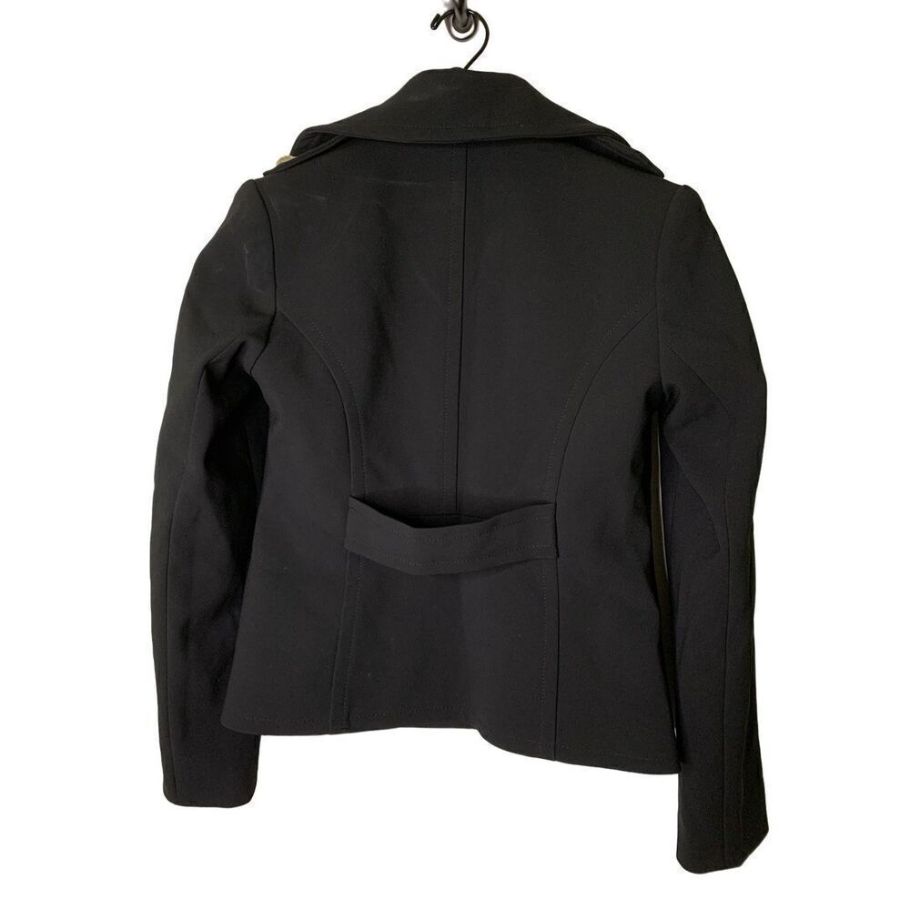 Smythe Pea Coat in black women's size 4 - Picture 3 of 7